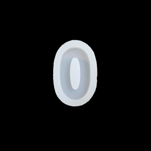 Epoksi Tekli Harf Silikon Kalıbı Kids - O