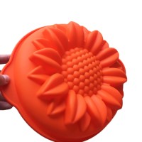 Ayçiçeği 3D Yuvarlak Silikon Kek Kalıbı GT107