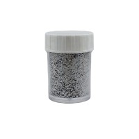Epoksi Süsleme Glitter Pulu İnce Gümüş