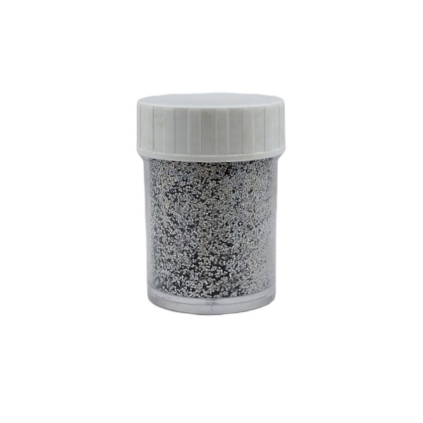 Epoksi Süsleme Glitter Pulu İnce Gümüş