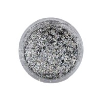 Epoksi Süsleme Glitter Pulu İnce Gümüş