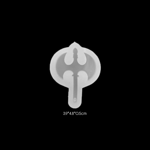 Epoksi Viking Baltası Kolye Anahtarlık Silikon Kalıbı EM145 Epoksi Viking Baltası Kolye Anahtarlık Silikon Kalıbı EM145
