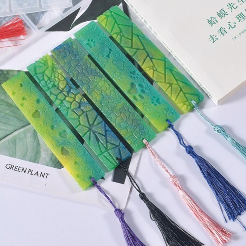 Epoksi Çoklu Desenli Kitap Ayracı Silikon Kalıbı GT-9331