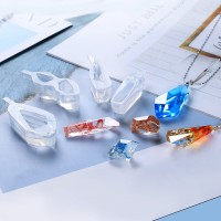 Epoksi Silikon Kristal Kolye Küpe Takı Kalıbı - GT9418