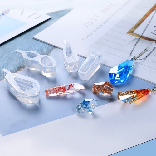 Epoksi Silikon Kristal Kolye Küpe Takı Kalıbı - GT9416