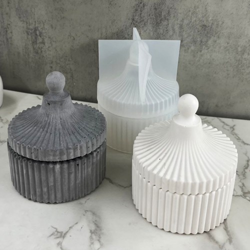Epoksi Beton Şekerlik ve Takı Kutusu Silikon Kalıbı