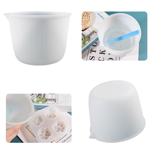 Epoksi Silikon Döküm Karıştırma Kabı Beaker 1000ml Epoksi Silikon Döküm Karıştırma Kabı Beaker 1000ml