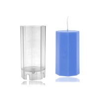 Poli Karbon Mum Kalıbı Mika Mum Kalıbı Sekizgen 11.2cmx5.5cm GT-6237 Poli Karbon Mum Kalıbı Mika Mum Kalıbı Sekizgen 11.2cmx5.5cm GT-6237