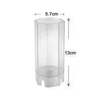 Poli Karbon Mum Kalıbı Mika Mum Kalıbı Sekizgen 11.2cmx5.5cm GT-6237 Poli Karbon Mum Kalıbı Mika Mum Kalıbı Sekizgen 11.2cmx5.5cm GT-6237