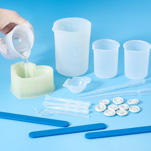 Epoksi Silikon Döküm Karıştırma Kabı Beaker 250ml Epoksi Silikon Döküm Karıştırma Kabı Beaker 250ml