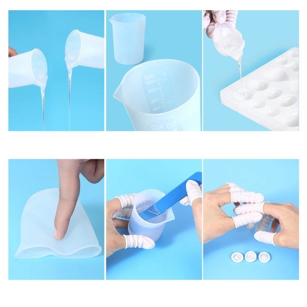 Epoksi Silikon Döküm Karıştırma Kabı Beaker 250ml