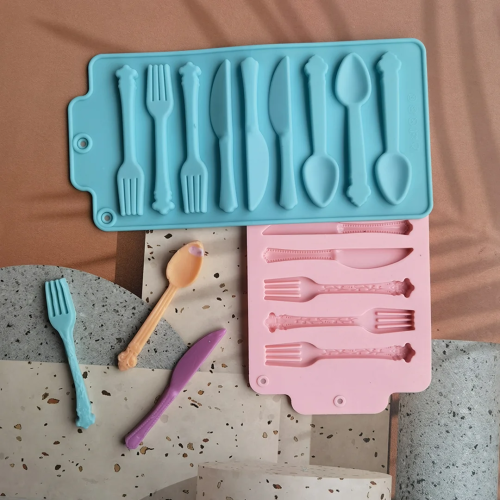 Çikolata Kek Kalıbı Jelibon Kalıbı Kaşık Kalıbı Silikon GT-1578