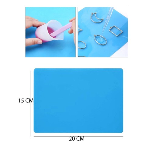 Epoksi Masa Koruyucu Silikon Pedi Silikon Çalışma Matı 20x15cm GT-9447