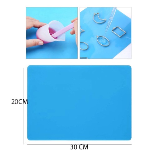 Epoksi Masa Koruyucu Silikon Pedi Silikon Çalışma Matı 30x20cm GT-9446
